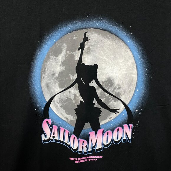 Pretty Guardian Sailor Moon Silhouette Anime T-Shirt XL - Picture 3 of 4